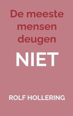 Cover De meeste mensen deugen NIET