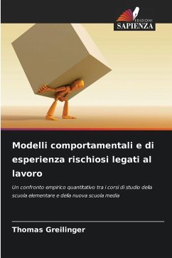 Cover Modelli comportamentali e di esperienza rischiosi legati al lavoro