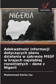 Adekwatno¿¿ informacji dotycz¿cych planu dzia¿ania w zakresie MSSF w krajach najs¿abiej rozwini¿tych - dane z Nigerii Adekwatno¿¿ informacji dotycz¿cych planu dzia¿ania w zakresie MSSF w krajach najs¿abiej rozwini¿tych - dane z Nigerii
