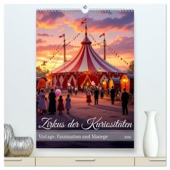 Zirkus der Kuriositäten - Vintage, Faszination und Manege (hochwertiger Premium Wandkalender 2026 DIN A2 hoch), Kunstdruck in Hochglanz Zirkus der Kuriositäten - Vintage, Faszination und Manege (hochwertiger Premium Wandkalender 2026 DIN A2 hoch), Kunstdruck in Hochglanz