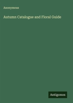 Cover Autumn Catalogue and Floral Guide