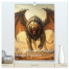 Mythische Bestien - Dunkle Legenden (hochwertiger Premium Wandkalender 2026 DIN A2 hoch), Kunstdruck in Hochglanz Mythische Bestien - Dunkle Legenden (hochwertiger Premium Wandkalender 2026 DIN A2 hoch), Kunstdruck in Hochglanz