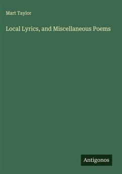 Cover Local Lyrics, and Miscellaneous Poems