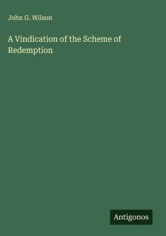 Cover A Vindication of the Scheme of Redemption