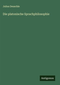 Cover Die platonische Sprachphilosophie