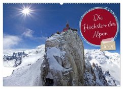 Die Höchsten der Alpen (Wandkalender 2026 DIN A2 quer), CALVENDO Monatskalender