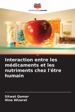Cover Interaction entre les médicaments et les nutriments chez l'être humain