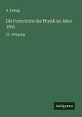 Die Fortschritte der Physik im Jahre 1853