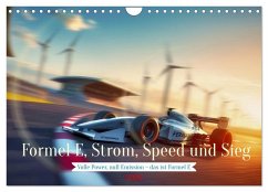 Formel E, Strom, Speed und Sieg (Wandkalender 2026 DIN A4 quer), CALVENDO Monatskalender Cover Formel E, Strom, Speed und Sieg (Wandkalender 2026 DIN A4 quer), CALVENDO Monatskalender