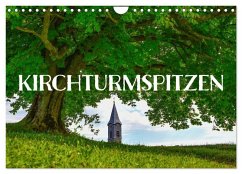 Kirchturmspitzen (Wandkalender 2026 DIN A4 quer), CALVENDO Monatskalender Kirchturmspitzen (Wandkalender 2026 DIN A4 quer), CALVENDO Monatskalender