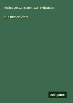 Cover Zur Runenlehre