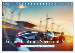 Formel E, Strom, Speed und Sieg (Tischkalender 2026 DIN A5 quer), CALVENDO Monatskalender Cover Formel E, Strom, Speed und Sieg (Tischkalender 2026 DIN A5 quer), CALVENDO Monatskalender