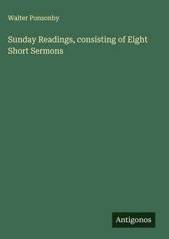 Cover Sunday Readings, consisting of Eight Short Sermons