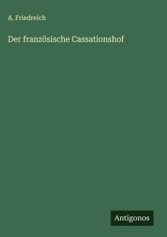 Cover Der französische Cassationshof