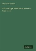 Drei Uerdinger Weisthümer aus dem Jahre 1454