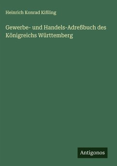 Cover Gewerbe- und Handels-Adreßbuch des Königreichs Württemberg