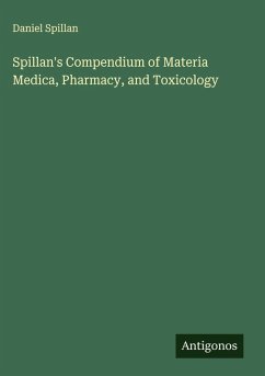 Cover Spillan's Compendium of Materia Medica, Pharmacy, and Toxicology