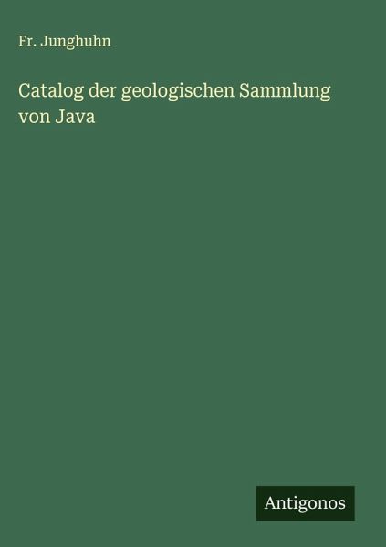 Catalog der geologischen Sammlung von Java