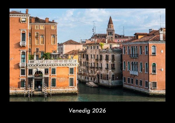Venedig 2026 Fotokalender DIN A3