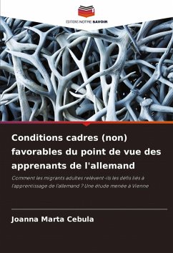 Conditions cadres (non) favorables du point de vue des apprenants de l'allemand - Cebula, Joanna Marta
