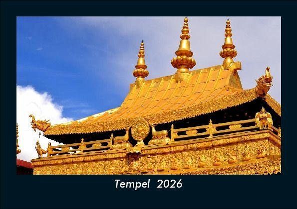 Tempel 2026 Fotokalender DIN A5