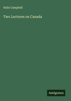 Cover Two Lectures on Canada