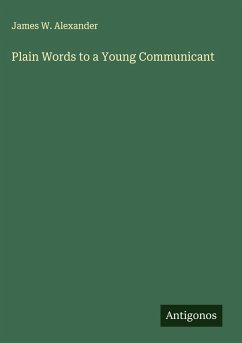 Cover Plain Words to a Young Communicant