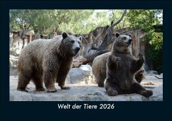 Welt der Tiere 2026 Fotokalender DIN A5 Cover Welt der Tiere 2026 Fotokalender DIN A5