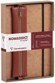 Age Bag, Set Nomaddict, Notizbuch A5 My.essential liniert + Federmäppchen, tabak