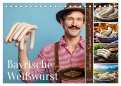 Cover Bayrische Weißwurst - Traditioneller Küchenkalender für Genießer (Tischkalender 2026 DIN A5 quer), CALVENDO Monatskalender