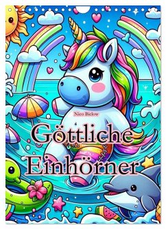 Cover Göttliche Einhörner (Wandkalender 2026 DIN A4 hoch), CALVENDO Monatskalender