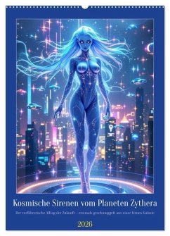 Kosmische Sirenen vom Planeten Zythera (Wandkalender 2026 DIN A2 hoch), CALVENDO Monatskalender Kosmische Sirenen vom Planeten Zythera (Wandkalender 2026 DIN A2 hoch), CALVENDO Monatskalender