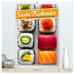 Cover Sushi Kalender - Japanisches Essen für Sushi Liebhaber (hochwertiger Premium Wandkalender 2026 DIN A2 hoch), Kunstdruck in Hochglanz