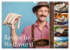 Cover Bayrische Weißwurst - Traditioneller Küchenkalender für Genießer (Wandkalender 2026 DIN A3 quer), CALVENDO Monatskalender