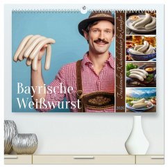 Cover Bayrische Weißwurst - Traditioneller Küchenkalender für Genießer (hochwertiger Premium Wandkalender 2026 DIN A2 quer), Kunstdruck in Hochglanz