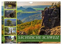 Sächsische Schweiz - Erlebnisse eines Herbsturlaubs (Wandkalender 2026 DIN A4 quer), CALVENDO Monatskalender Sächsische Schweiz - Erlebnisse eines Herbsturlaubs (Wandkalender 2026 DIN A4 quer), CALVENDO Monatskalender