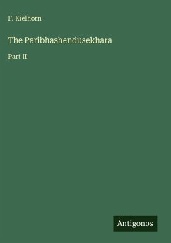 Cover The Paribhashendusekhara