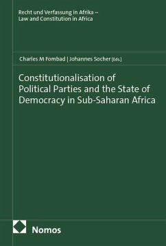 Cover Constitutionalisation of Political Parties and the State of Democracy in Sub-Saharan Africa
