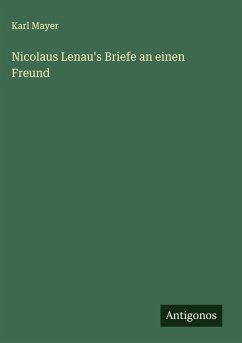 Cover Nicolaus Lenau's Briefe an einen Freund