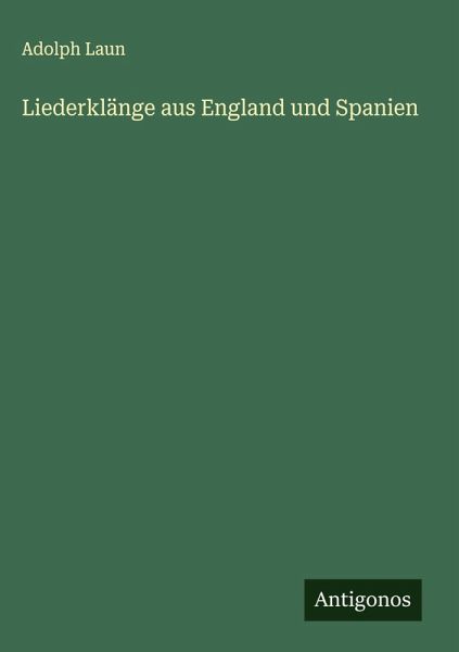 Liederklänge aus England und Spanien
