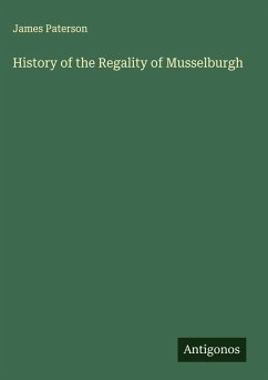 Cover History of the Regality of Musselburgh