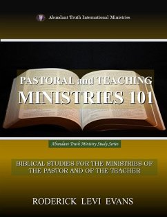 Pastoral and Teaching Ministries 101 Cover Pastoral and Teaching Ministries 101