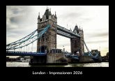 London - Impressionen 2026 Fotokalender DIN A3
