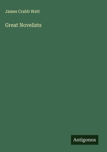 Great Novelists Great Novelists
