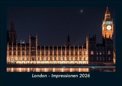 Cover London - Impressionen 2026 Fotokalender DIN A5