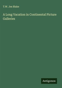 Cover A Long Vacation in Continental Picture Galleries