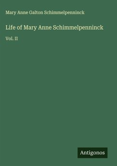 Cover Life of Mary Anne Schimmelpenninck