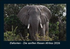 Cover Elefanten - Die sanften Riesen Afrikas 2026 Fotokalender DIN A5