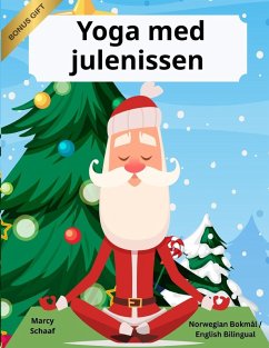 Cover Yoga med julenissen (Norwegian Bokmål / English Bilingual) Yoga with Santa