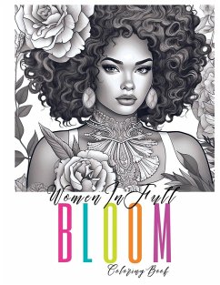 Cover Women In Full Bloom Coloring Book